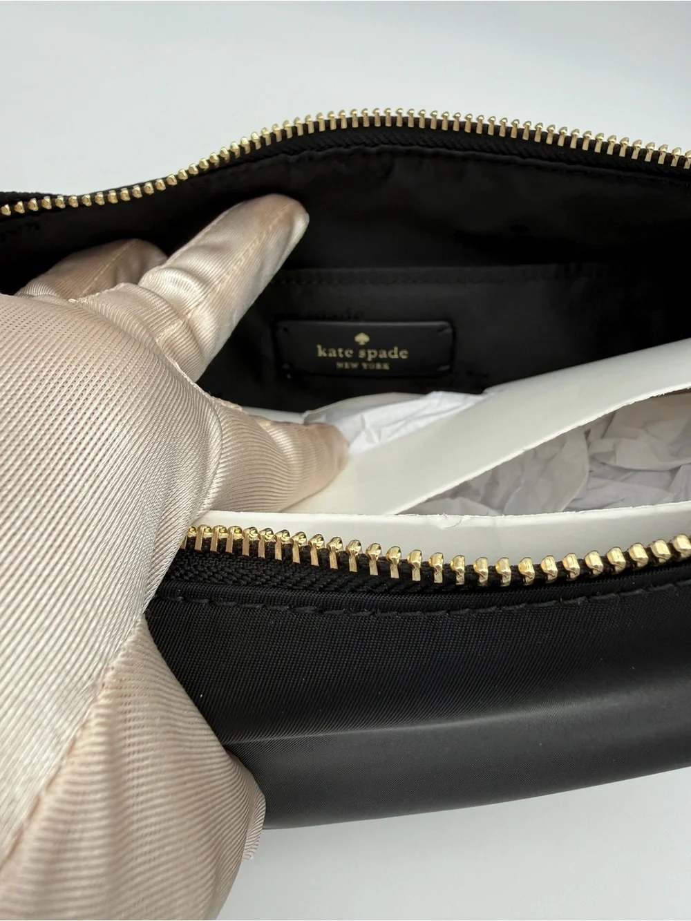 Kate Spade Carter Nylon Medium Sling Bag Black